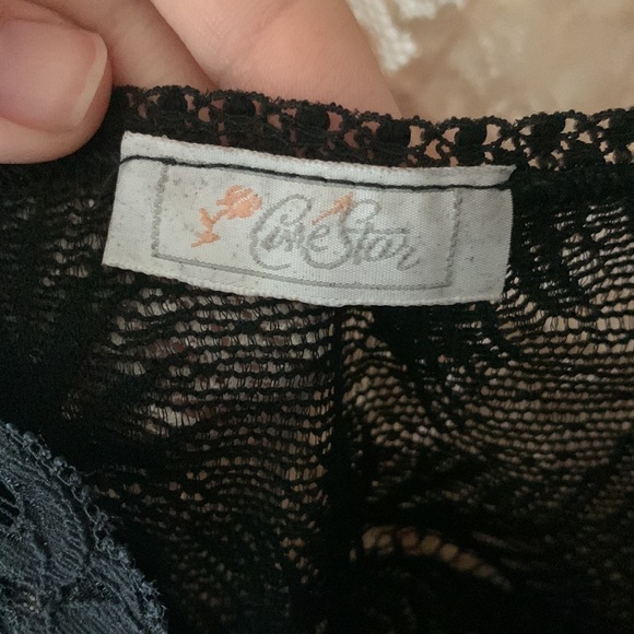 Vintage Cine Star Asymetrical Sheer Dress - Picture 9 of 9